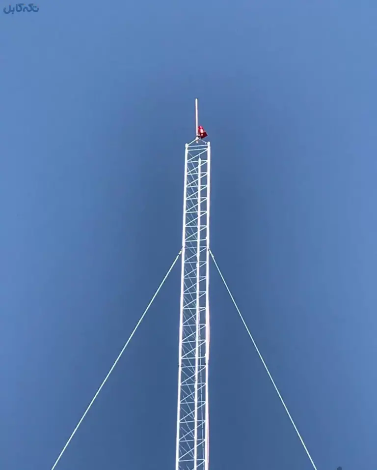 The safety system of the rigging mast اجرای دکل مهاری